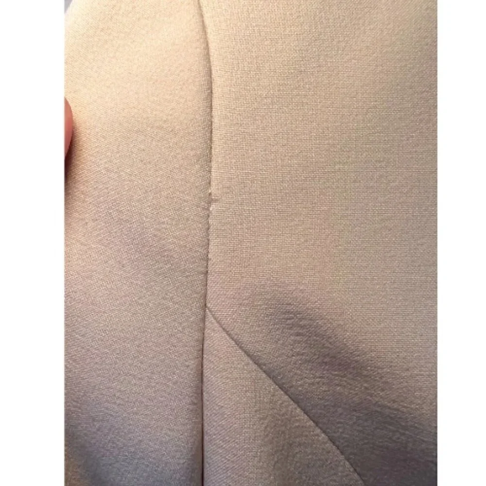 MO-KA Cream Beige Single-Breasted Relaxed Blazer Size M